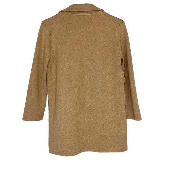 J Crew Sophie Camel Open Front Sweater Blazer - Picture 4 of 8